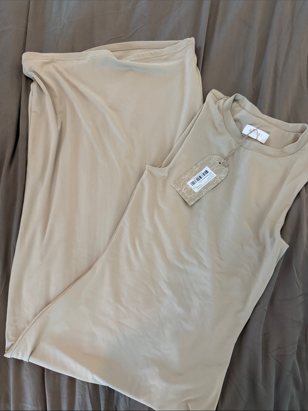 NWT Meshki Jill Sleeveless Midi dress - Picture 2 of 3